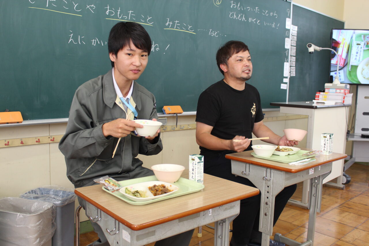 今日の給食は「鹿追牛のプルコギ」 – 鹿追町幼小中高一貫教育サイト